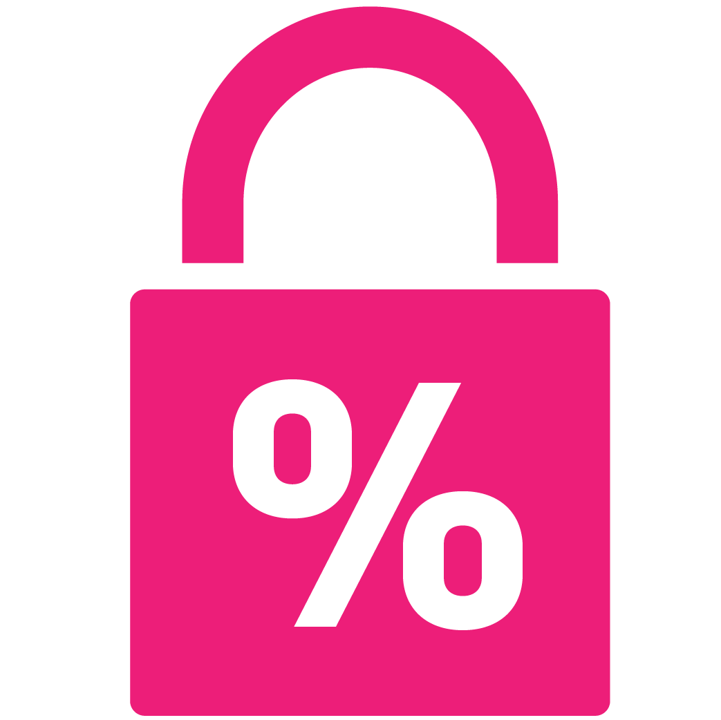 Fixed Mortgage Rate Icon