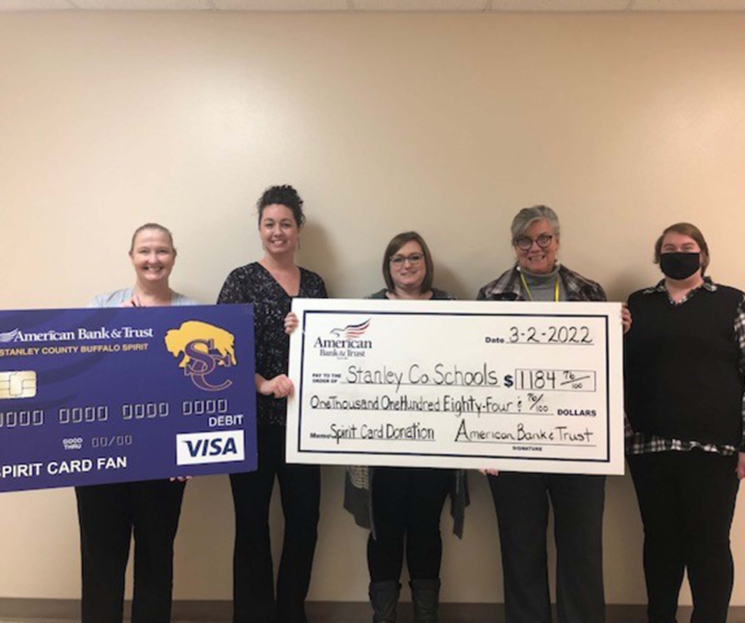 Stanley County Spirit Card Donation Stanley County Spirit Card Donation