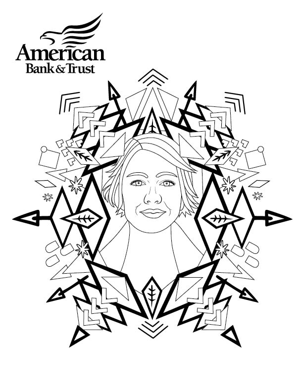 lena coloring page