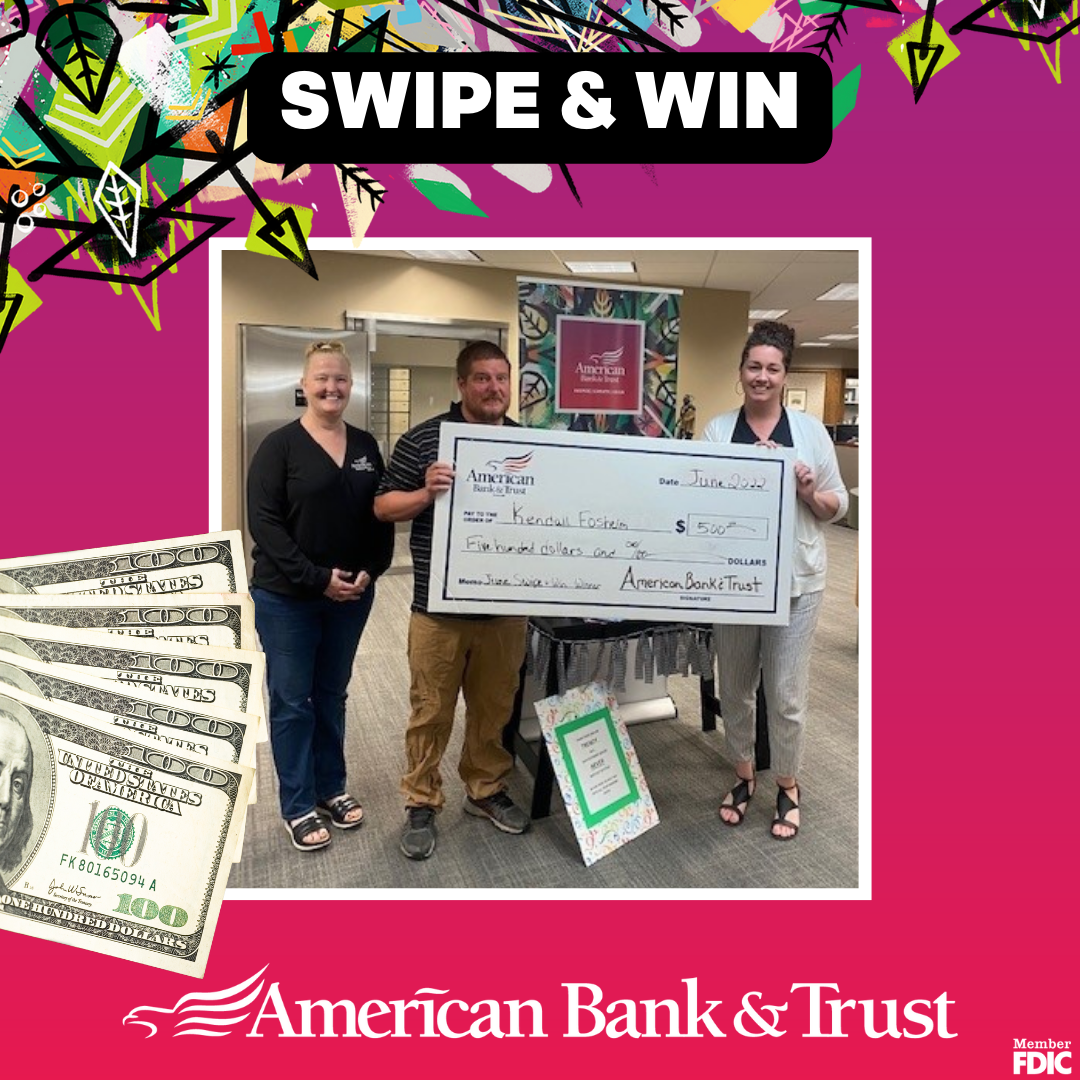 June SWIPE & WIN (Instagram Post) April Swipe & Win Winner