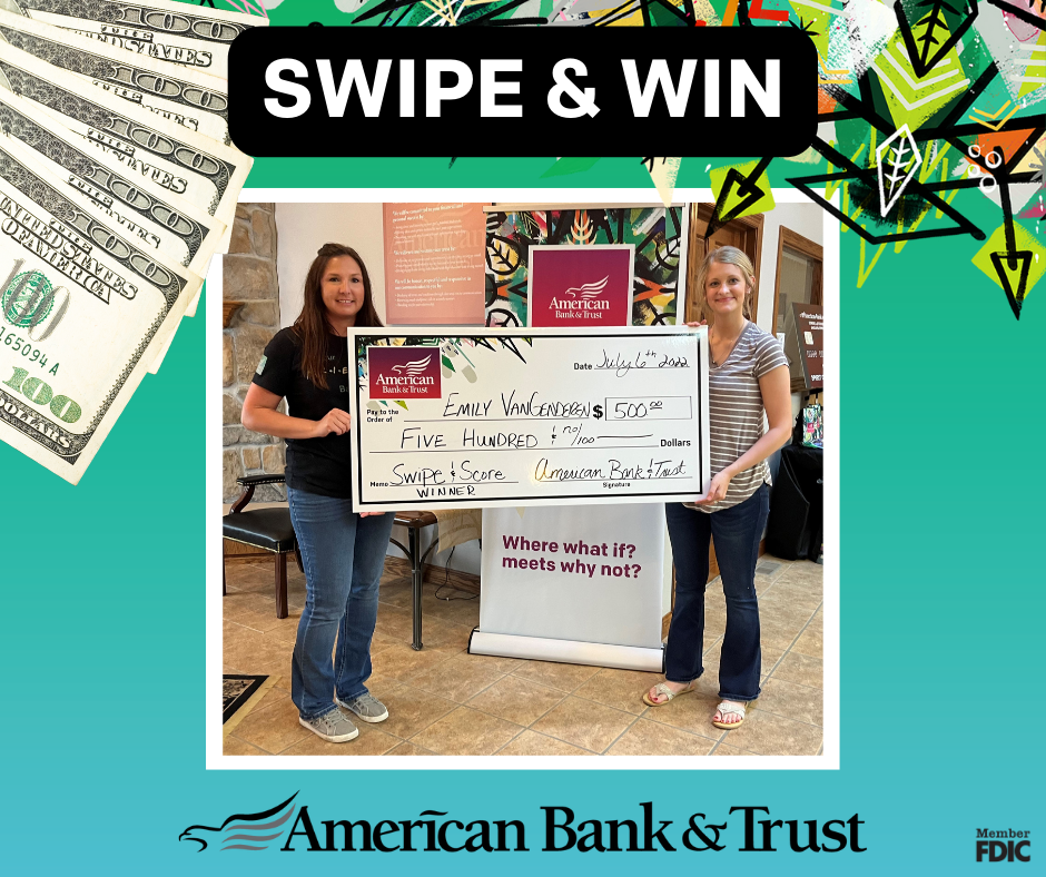 May SWIPE & WIN (Facebook Post) April Swipe & Win Winner