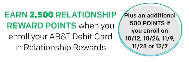 2022 - AB&T- October Newsletter - Relationship Rewards VRBO Front
