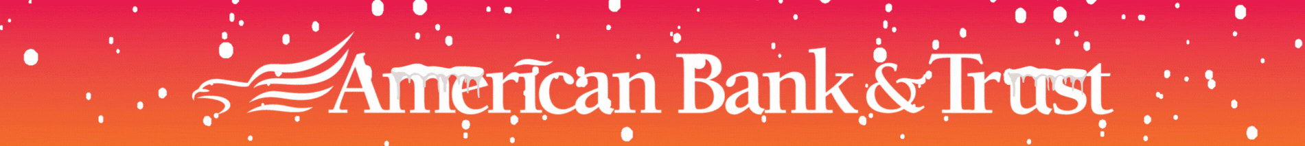 Snowing GIF Service Guarantee Banner