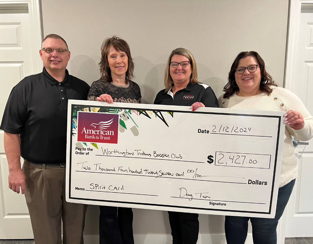 Stanley County Spirit Card Donation